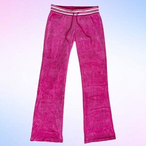 Juicy Couture Hot Pink Velour Track Pants